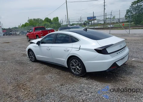 2021 Hyundai Sonata Sel from USA, damaged, VIN 5NPEF4JA4MH117141
